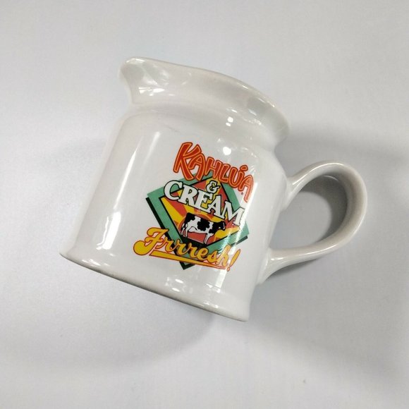 Kahlua Cream Mini Pitcher Coffee Creamer Server Liqueur Collectable Bar Cow - Picture 8 of 8